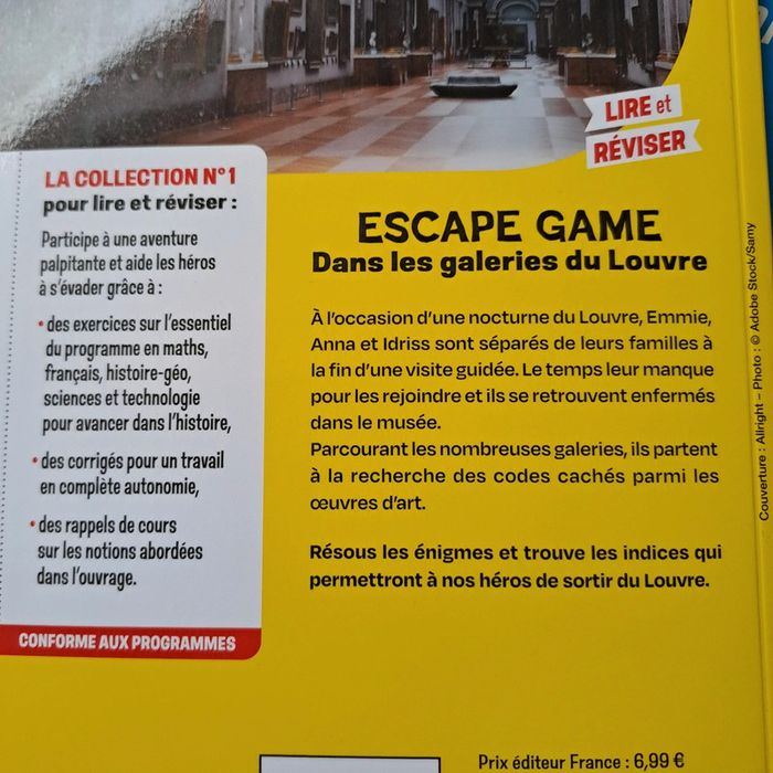 Escape game cahier de vacances 6ème/5eme #nathan - photo numéro 4