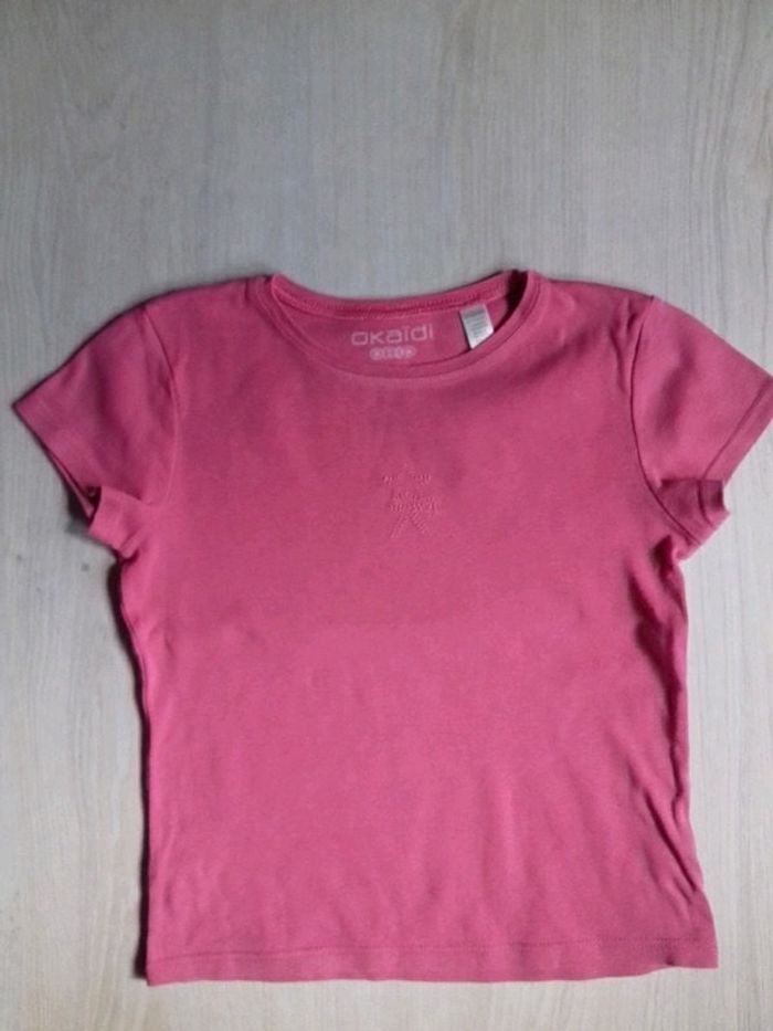 T-shirt rose fille Okaidi bio 8 ans