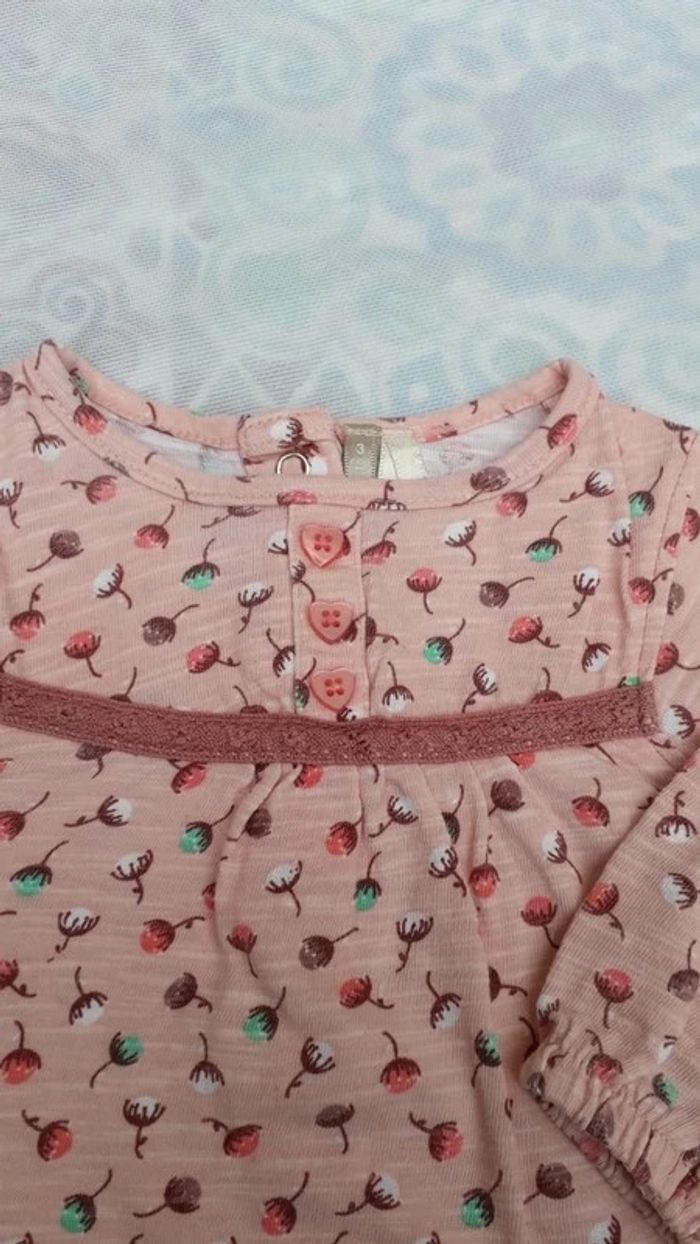 Tunique bébé fille orchestra 3 mois - photo numéro 3