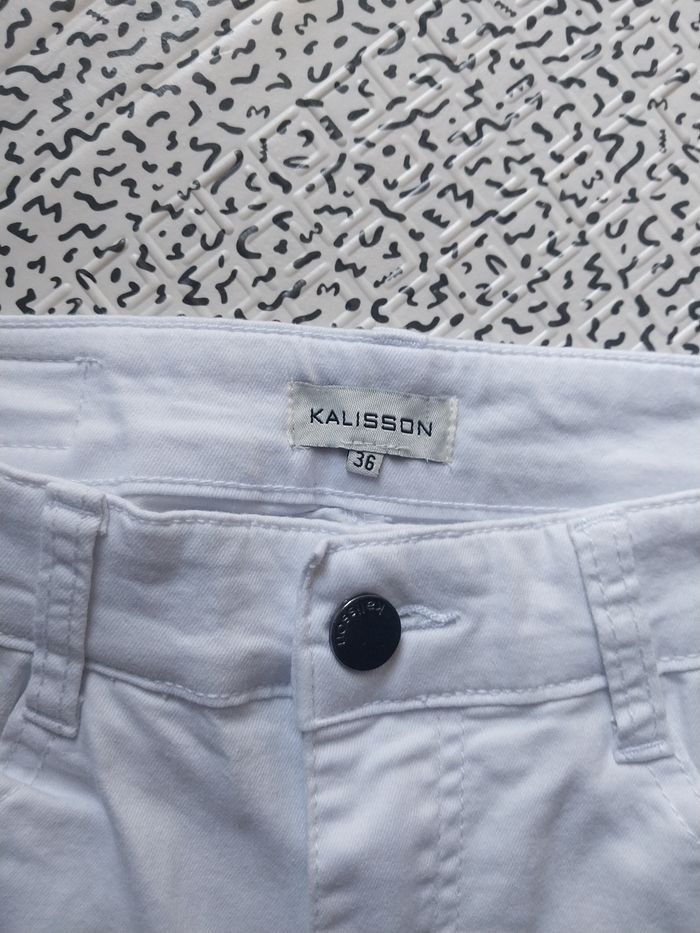 Pantalon blanc Kalisson T36 – Neuf - photo numéro 3
