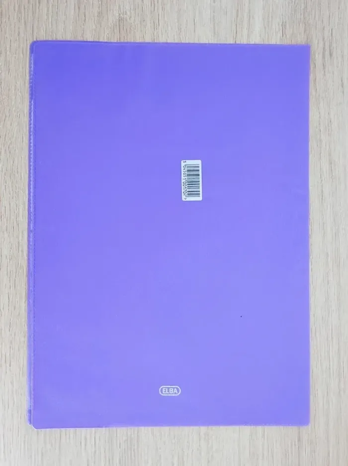 Lot 4 protège-cahier jaune violet noir vert / Elba - A4 - photo numéro 6