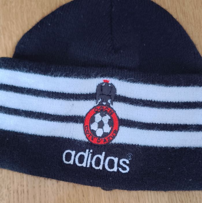 🦎 Bonnet enfant - Adidas Officiel OGCN Côte d'Azur– Noir et blanc - TU 🦎 - photo numéro 2