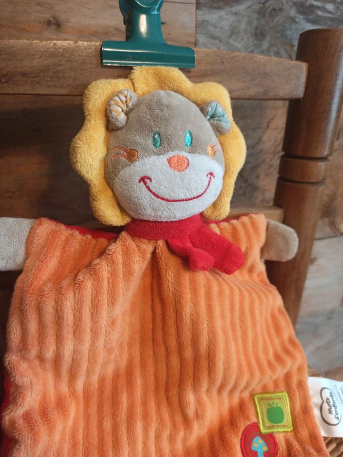 Doudou Lion mots d'enfants tbe - photo numéro 4