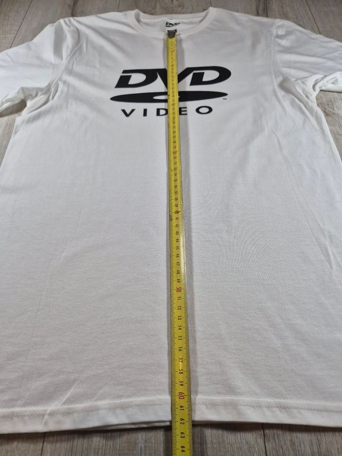 T-shirt blanc dvd vidéo - photo numéro 6