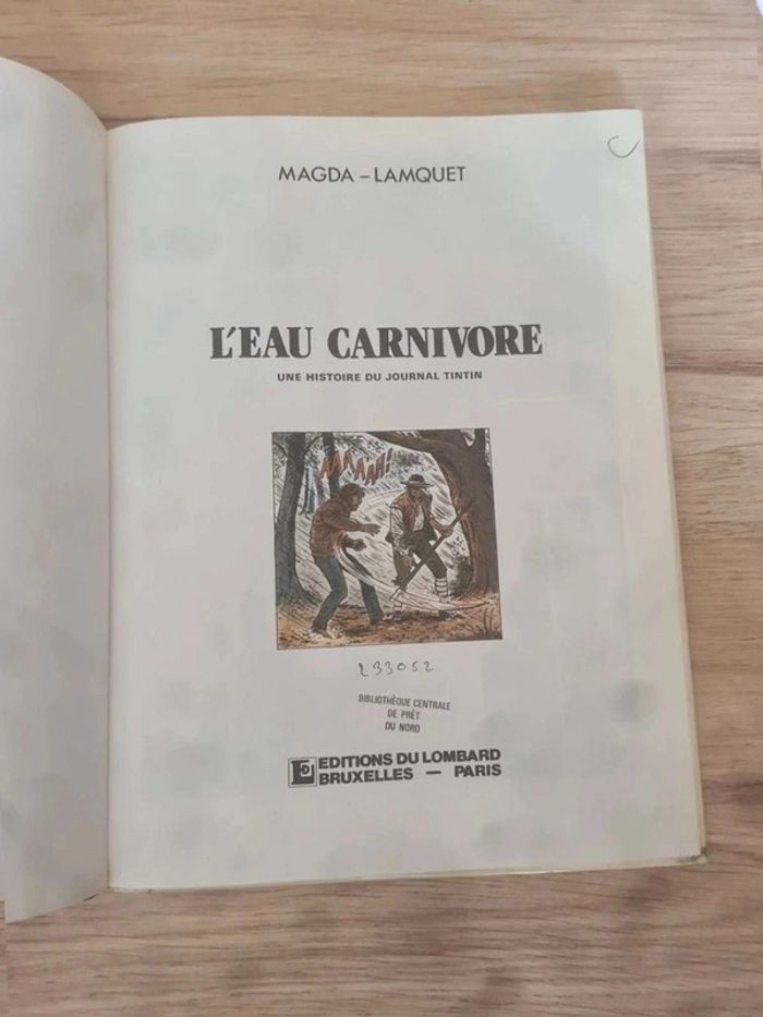 Les aventures de Gilles et Marie Meuse l'eau carnivore - photo numéro 5