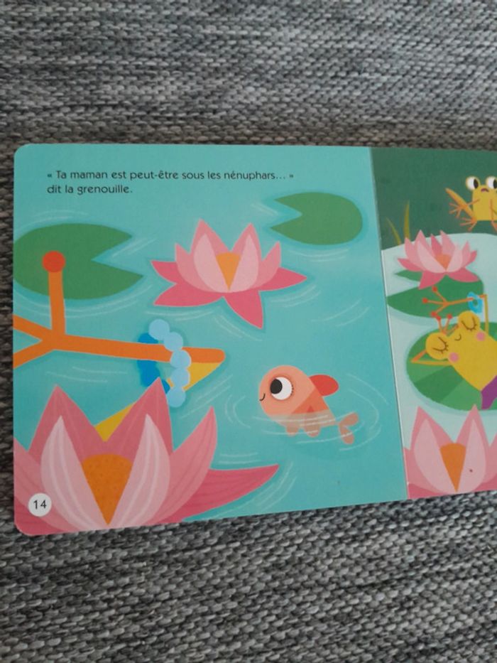 Livre page cartonné Léo cherche sa maman 🌺 - photo numéro 3
