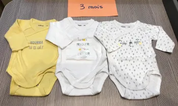 3 bodies ML 3 mois Gémo🦊