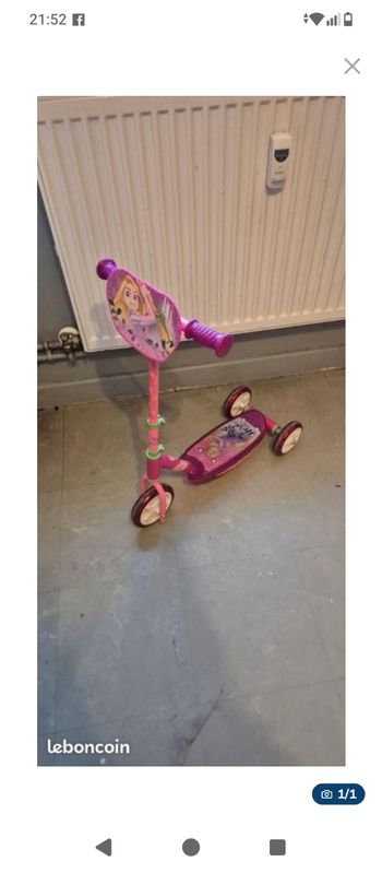 Trotinette fille princesse