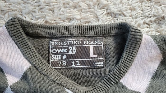 Pull fin à losanges neuf - photo numéro 2