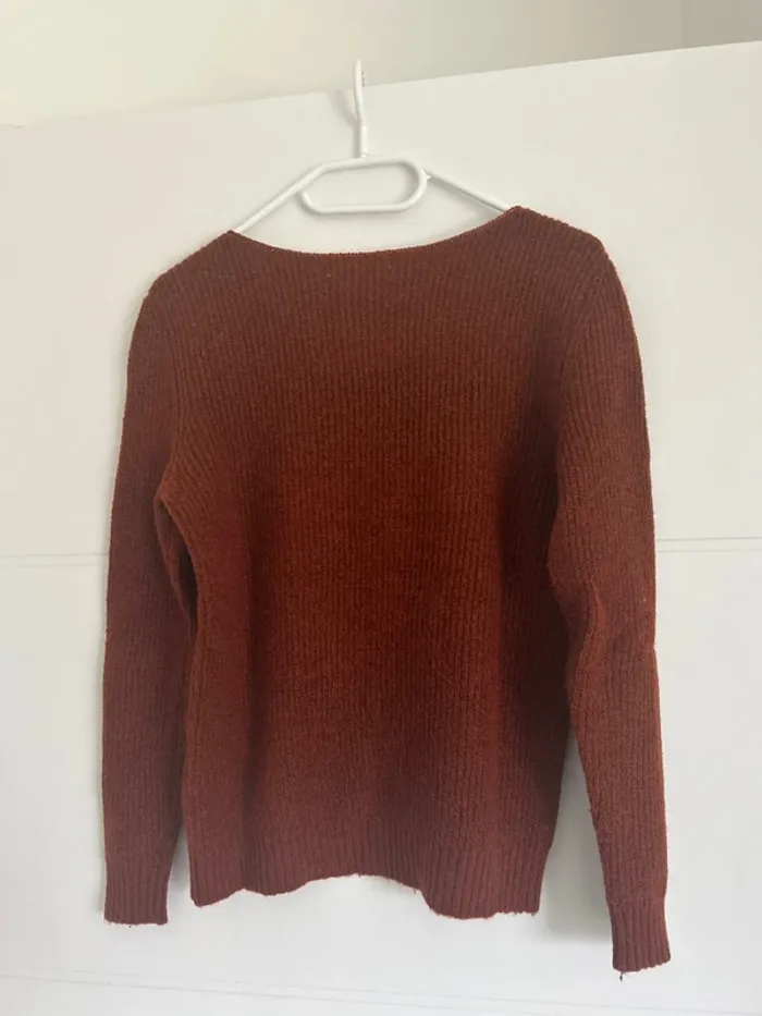 Pull marron - photo numéro 2