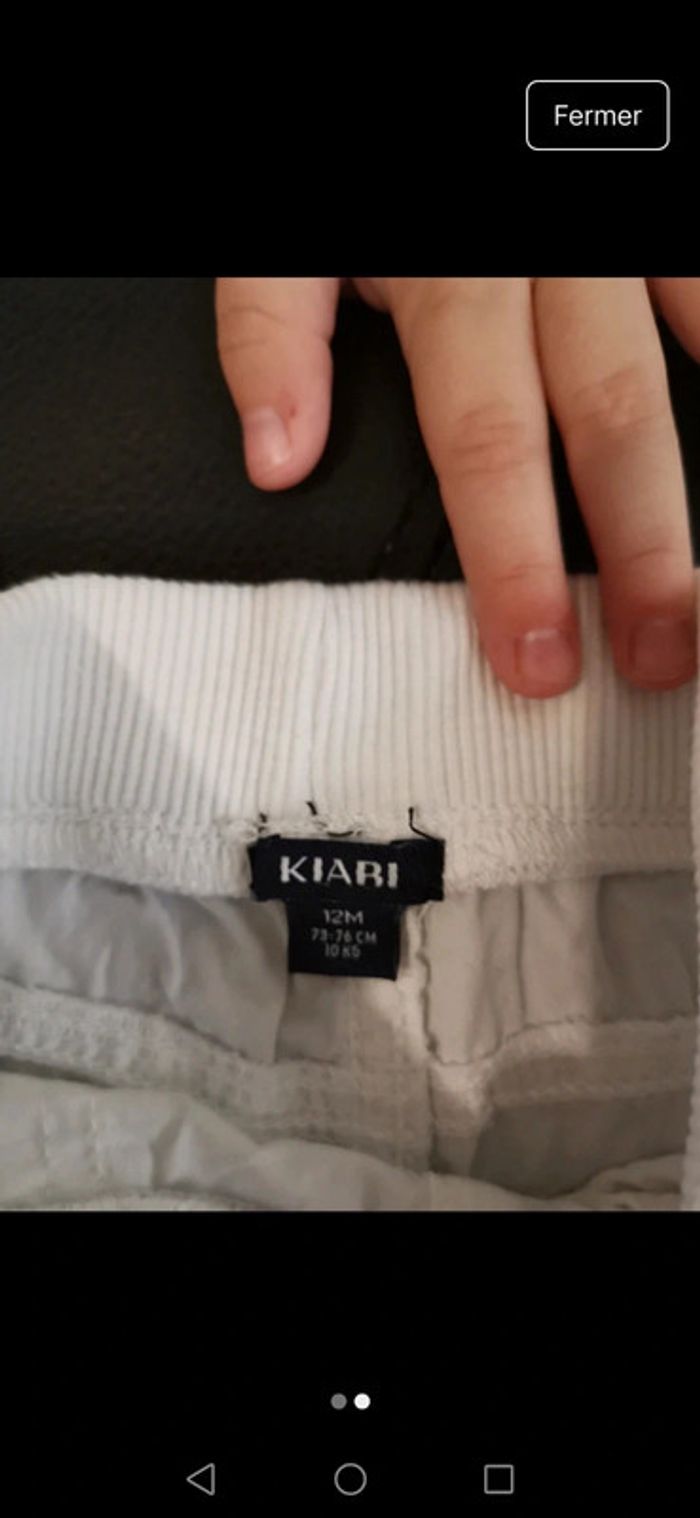 Pantalon été kiabi 12 mois
neuf - photo numéro 2