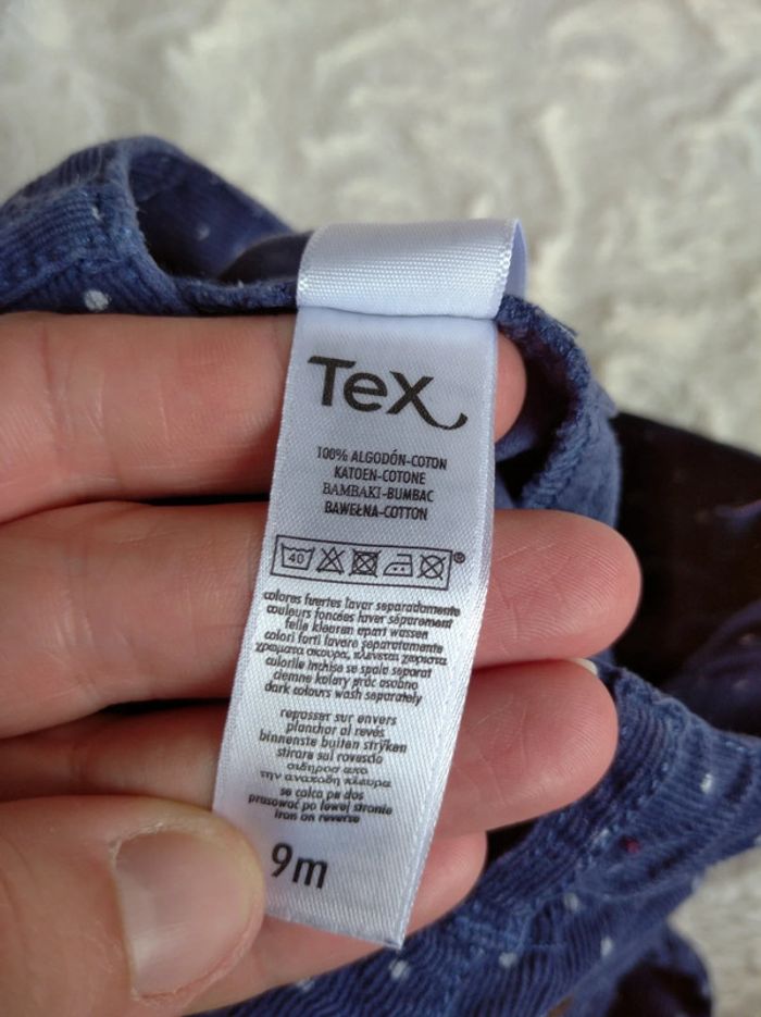 Pantalon velours à pois Fille 9 mois Little Sioux Tex 100% coton - photo numéro 6