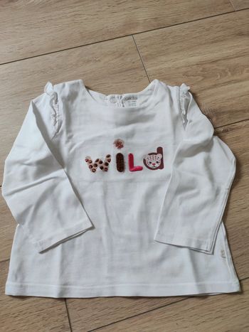 Tee-shirt manches longues okaidi 18mois