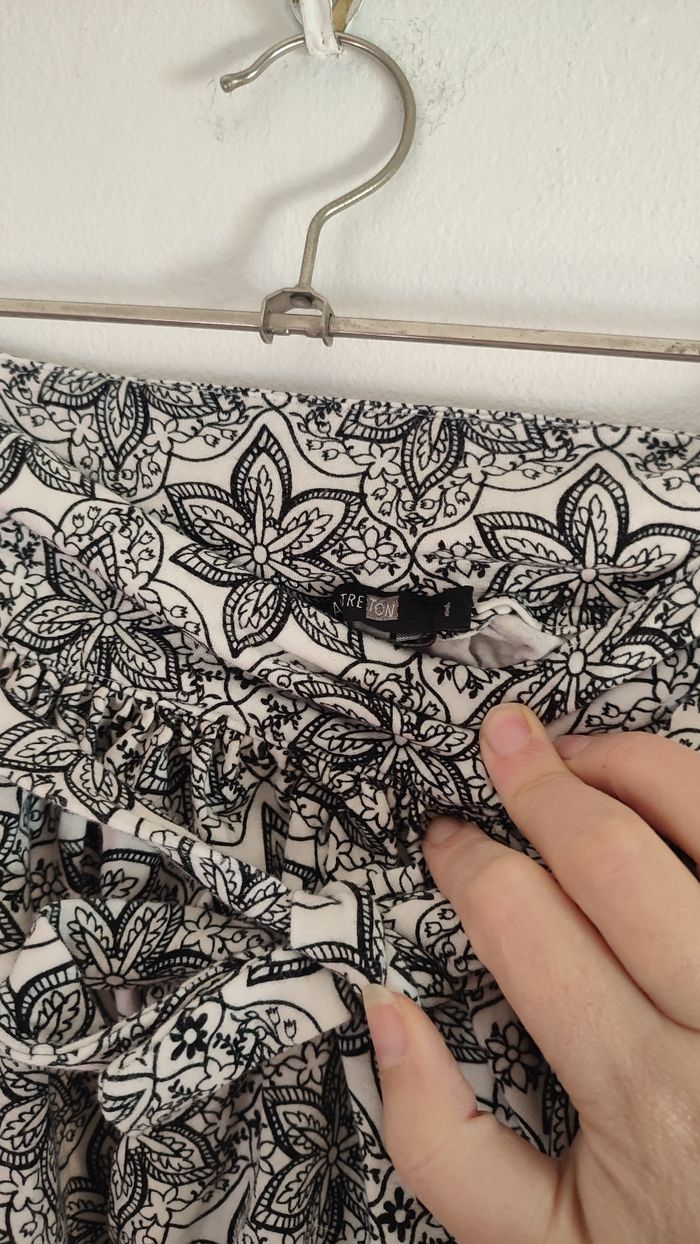 Jupe fleurie vintage T34 - photo numéro 5