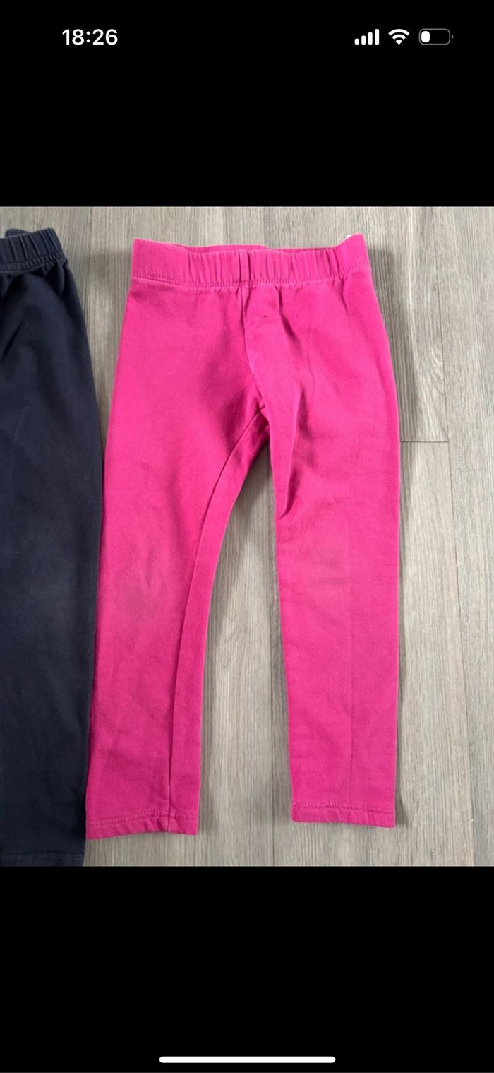 Lot de 2 leggings taille 3 ans - photo numéro 3