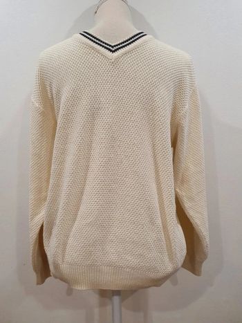 Pull blanc cassé crème rodier homme taille M 38