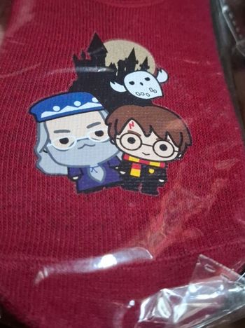 Socquettes bordeaux harry Potter 