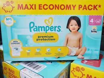 Couches Pampers Prenium protection taille 4, 90 Couches.
