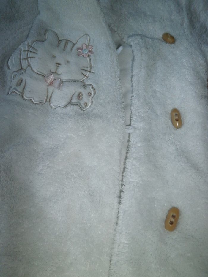 Combinaison très chaude C&A crême petit chat - photo numéro 3