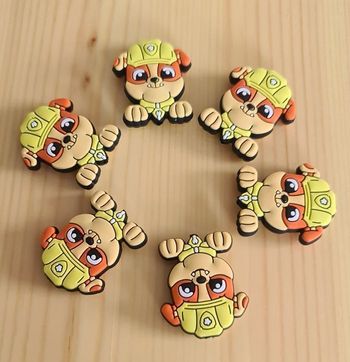 6 Perles silicone Ruben