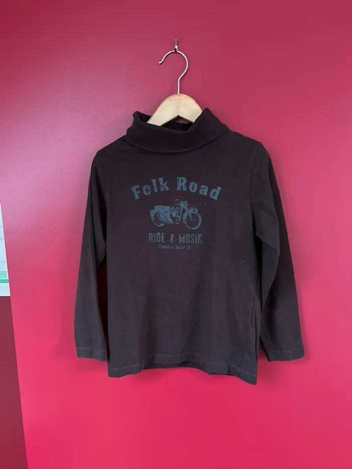 Lot de trois col roulé t shirt garçon 6 ans CFK - photo numéro 11