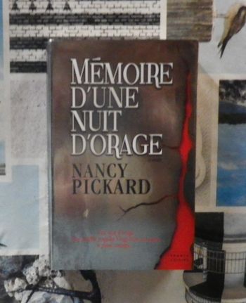 Mémoire d'une nuit d'orage de Nancy Pickard Ed. France Loisirs