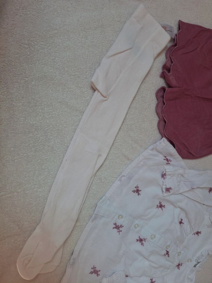 Ensemble collant , short , blouse - photo numéro 4
