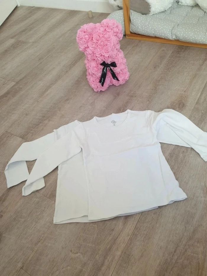 Lot de 2 maillot de corps blanc 4/5ans