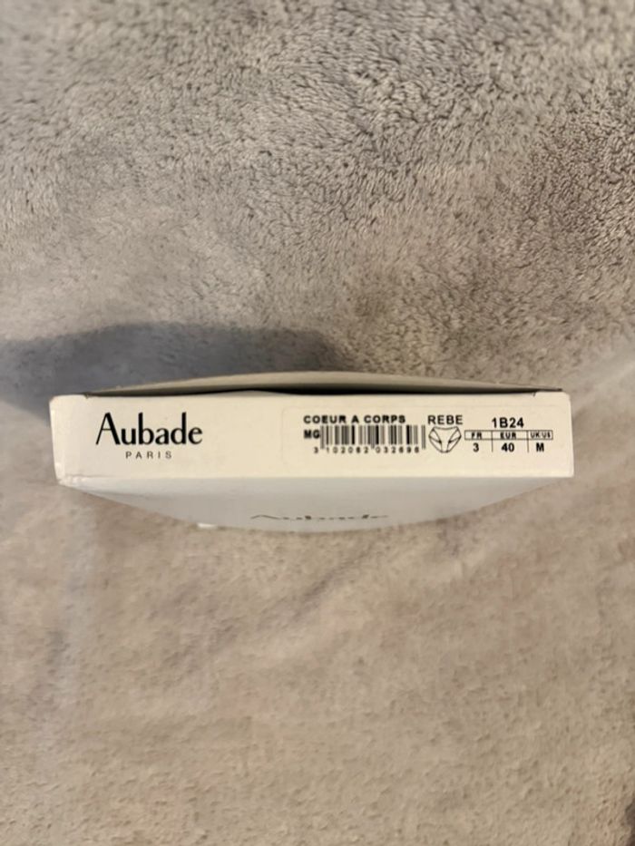 Aubade - Culotte Haute, Coeur à Corps, Rouge, Taille 3 - photo numéro 8
