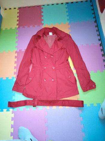 Trench rouge taille 36