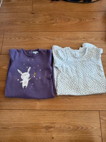 Lot de 2 pyjamas très chaud
