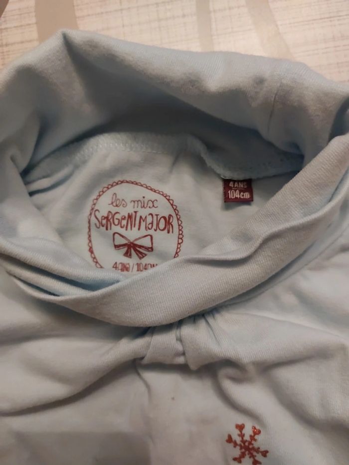 T-shirt manches longues col roulé Sergent Major 4A - photo numéro 3