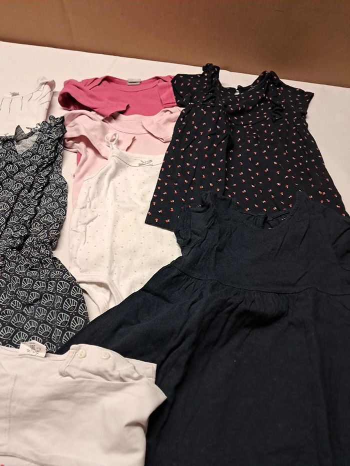 Lot 9 vêtements filles - 12 mois - Kiabi - photo numéro 3