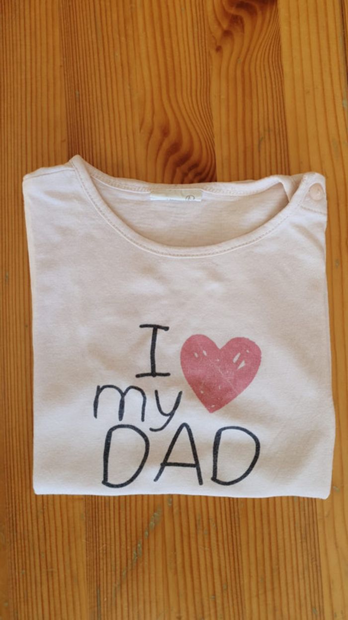 Tee-shirt à message - 18 mois