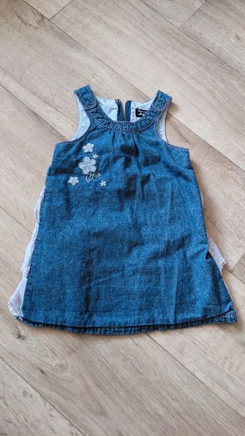 Robe jeans + volants 18 Mois Tout compte fait