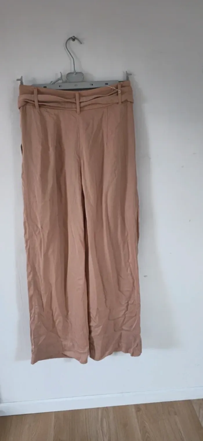 Pantalon H&M beige taille 38 - photo numéro 5