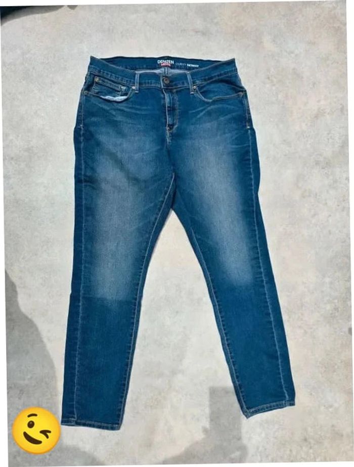 Jeans Levi's Denizen W32|FR42 L32 coupe skinny bleu marine Femme-Women pan95b - photo numéro 3