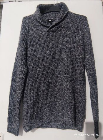 Pull épais col roulé homme H&M taille M