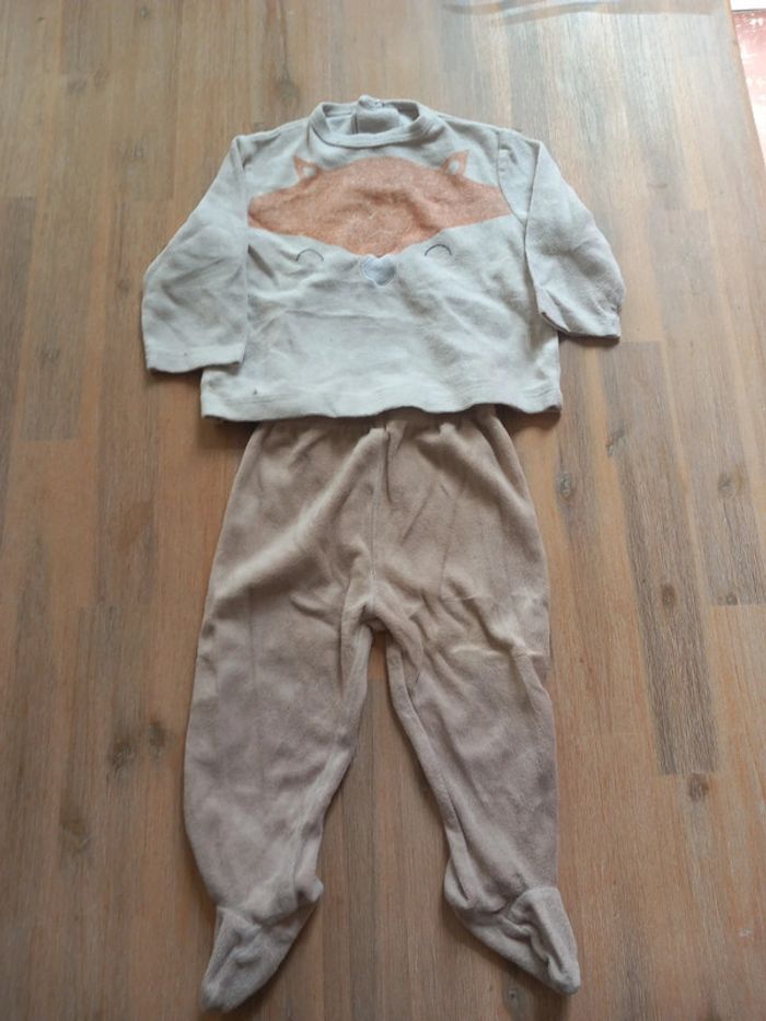 Pyjama bébé Little Forest 12 mois – ensemble 2 pièces