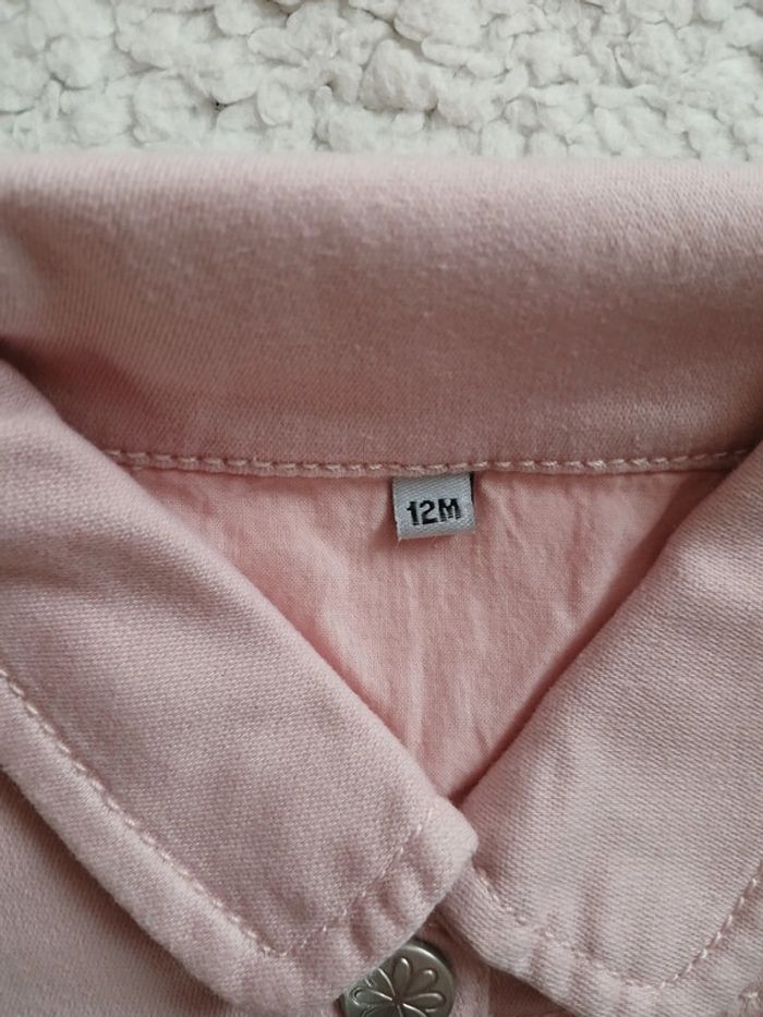 Veste en jean fille taille 12 mois - photo numéro 3