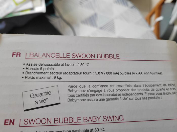 Balancelle babymoov - photo numéro 2