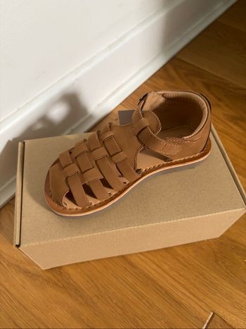 Sandales cuir neuves marron