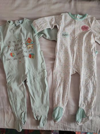 2 pyjama bébé