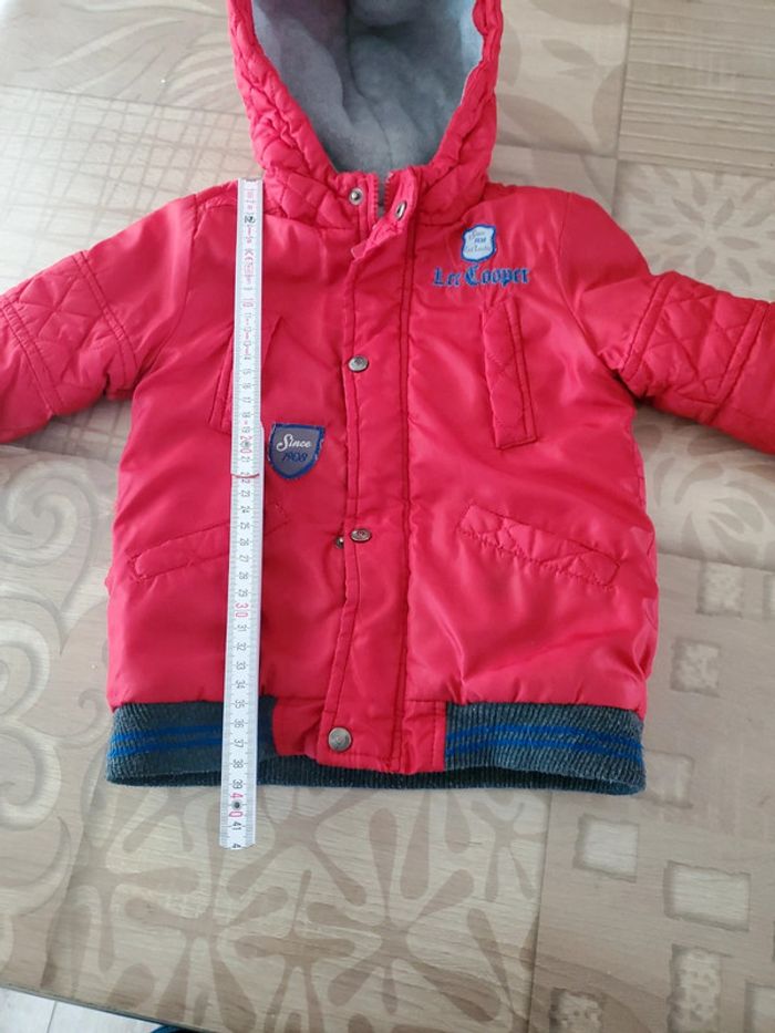 Manteau Lee Cooper 18 mois rouge - photo numéro 4