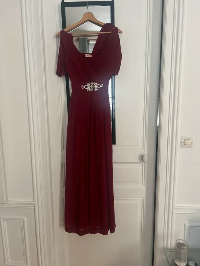 Robe cérémonie avec écharpe - photo numéro 2