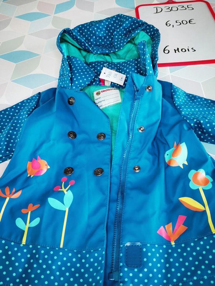 D3035 - imperméable fille 6 mois