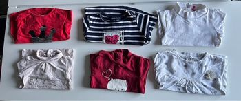 Lot 8 tee shirts ML 18M