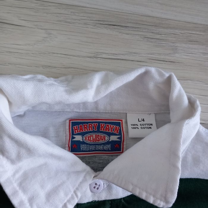 Polo homme à col et manches longues a rayures taille L - photo numéro 2