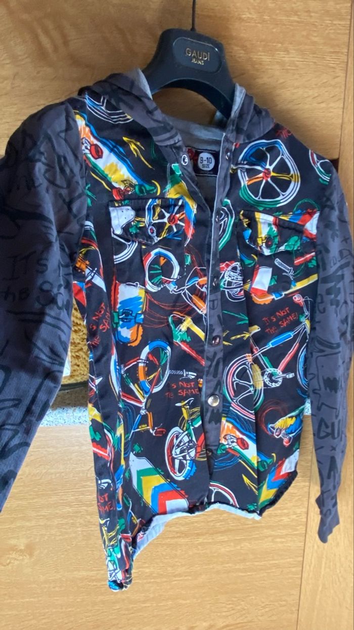 Chemise à capuche Desigual garçon - photo numéro 2