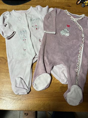 Lot grenouillères sergent major 9mois